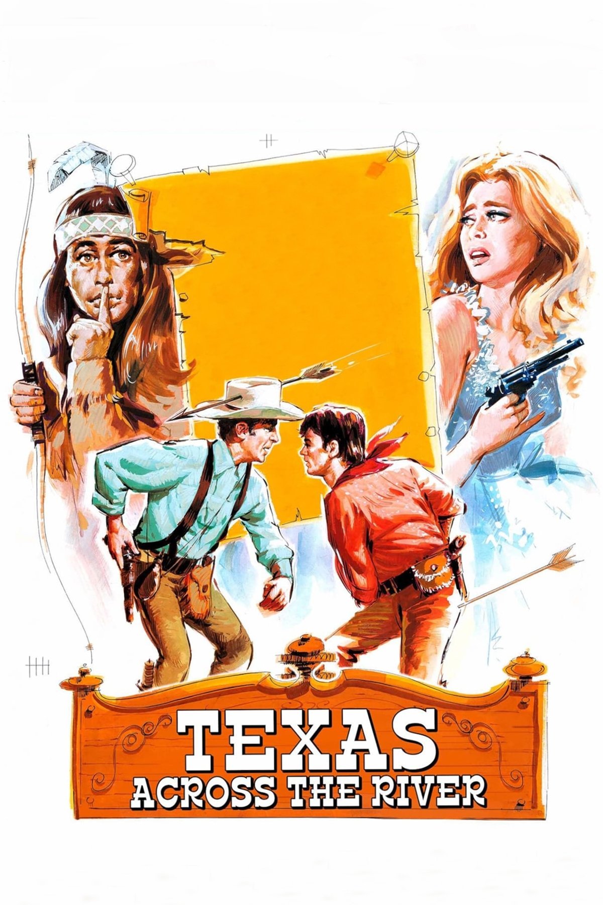 Texas Across the River poster